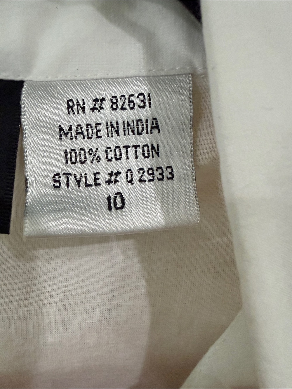 Classic White Ruffle Front Button-Down Blouse - Picture 6 of 8